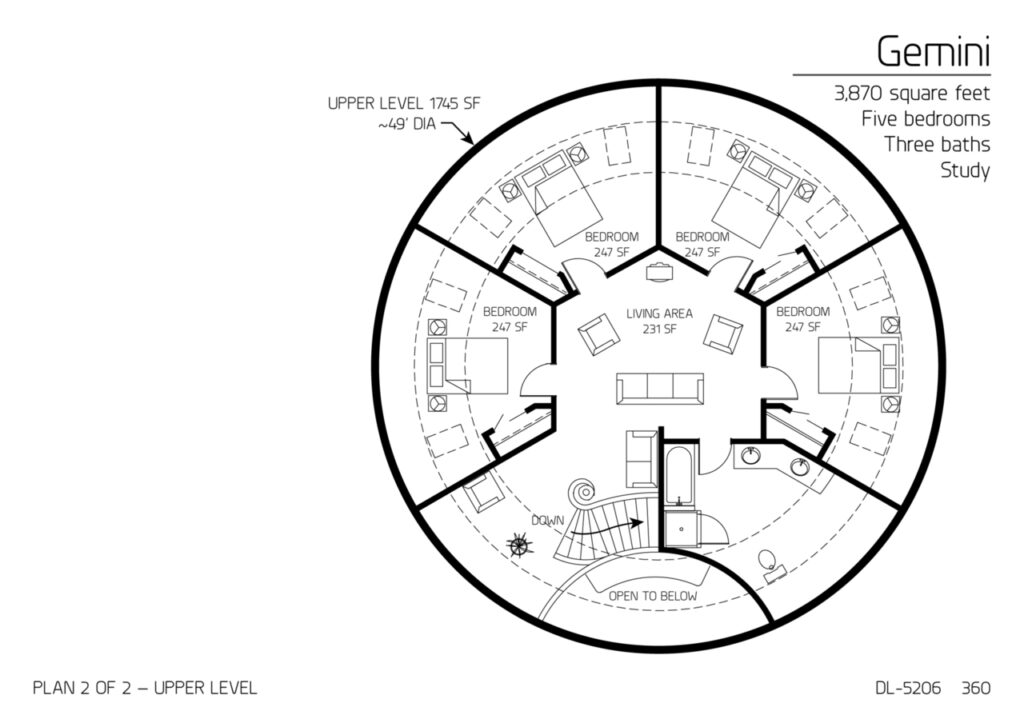 Domes by Bedroom