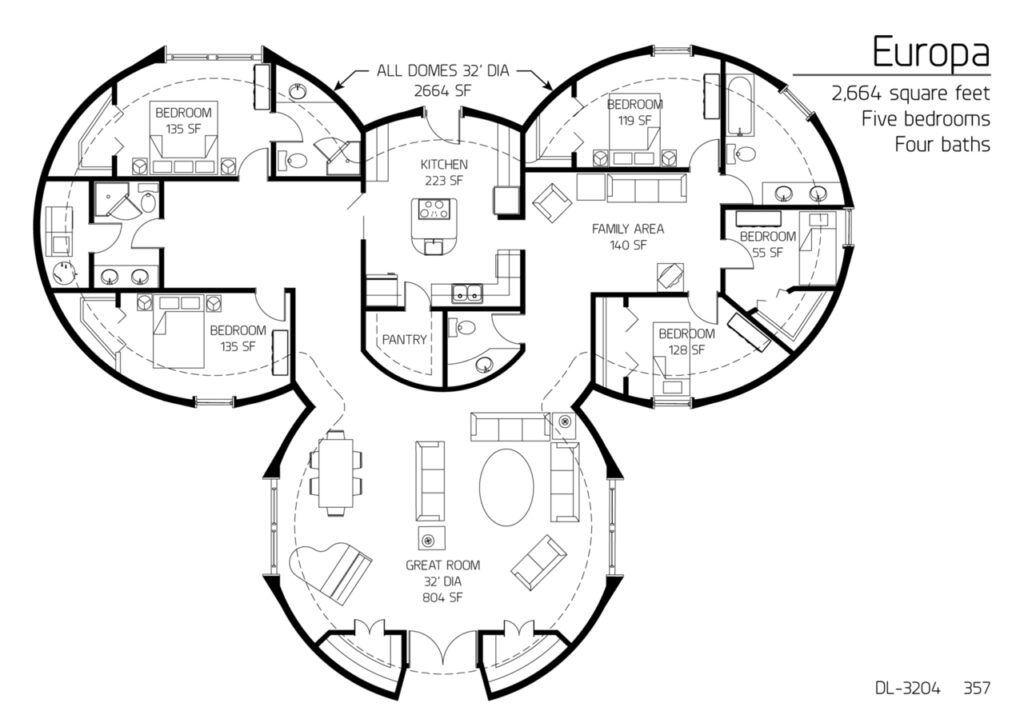 Domes by Square Footage