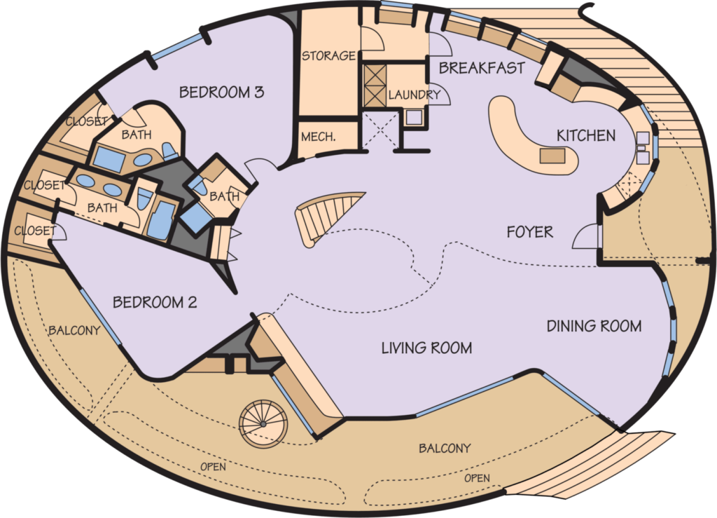 Eye of the Storm floor plan