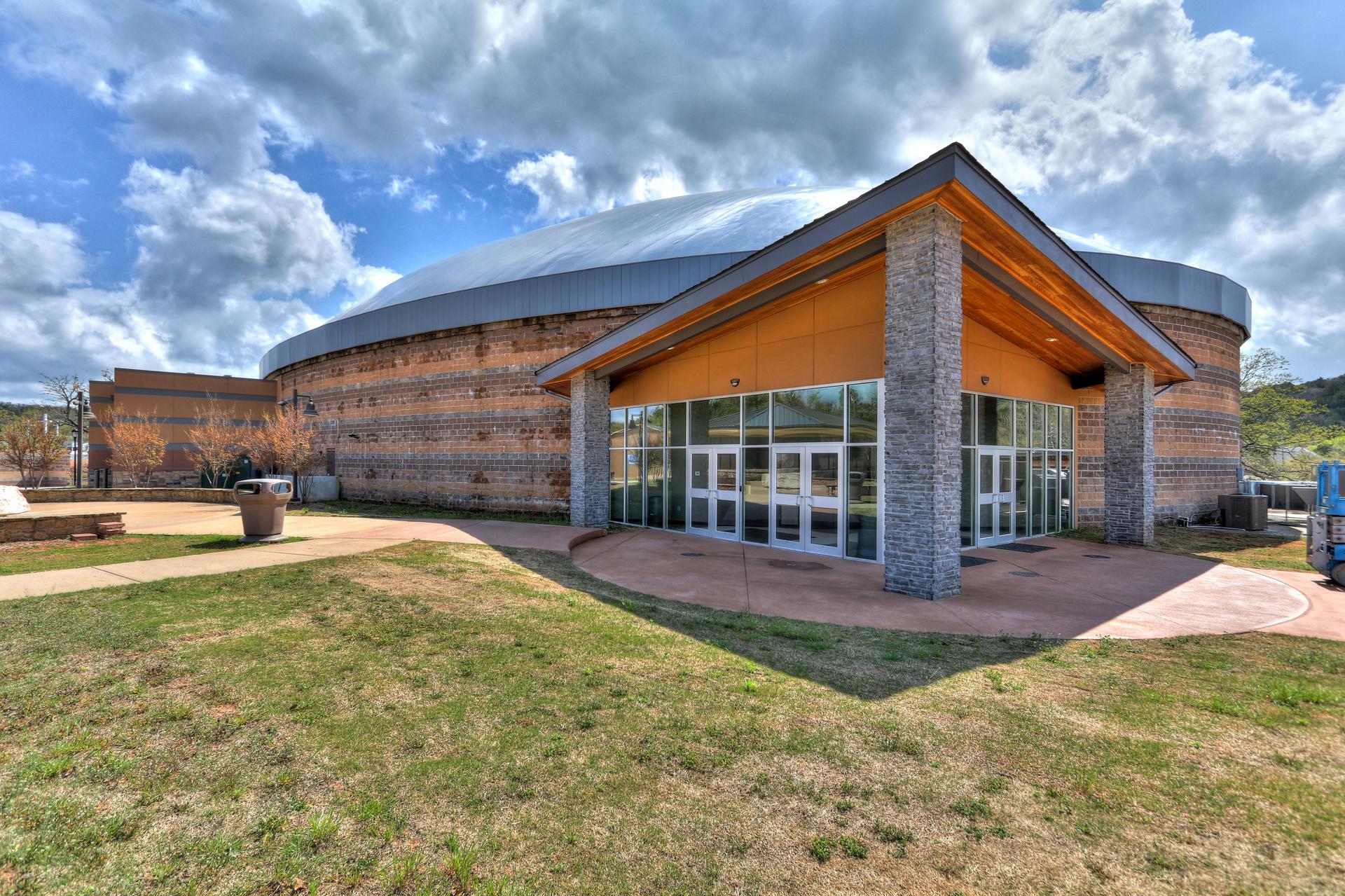 Mathena Family Events Center, a concrete dome convention center in Oklahoma