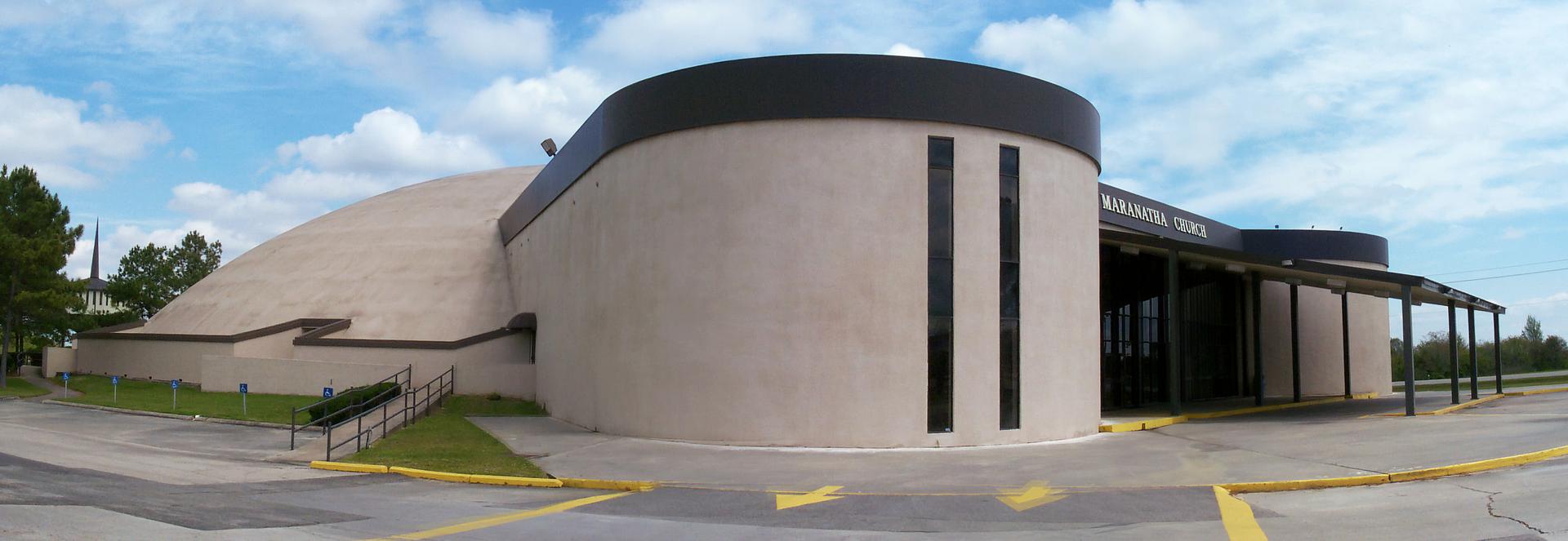 With its two towers flanking its entrance, Hillside's concrete dome church sanctuary is a magnificent piece of architecture. But it's also strong enough to withstand a Category 4 hurricane with no damage.
