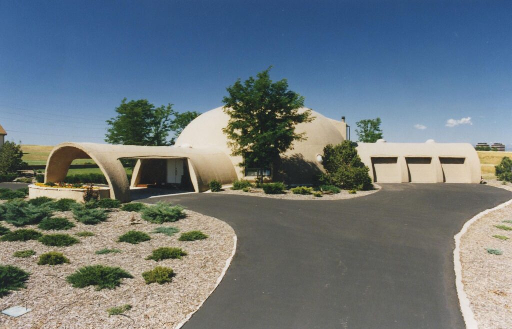 The Centennial Residence, in Centennial, CO. Designed to showcase the efficiency, security, and beauty of the concrete dome.